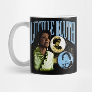Lucille Bluth Bootleg // Vintage Collage Fan Art // Halftoned Mug